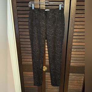 Calvin Klein Snakeskin Print Pants Size 4